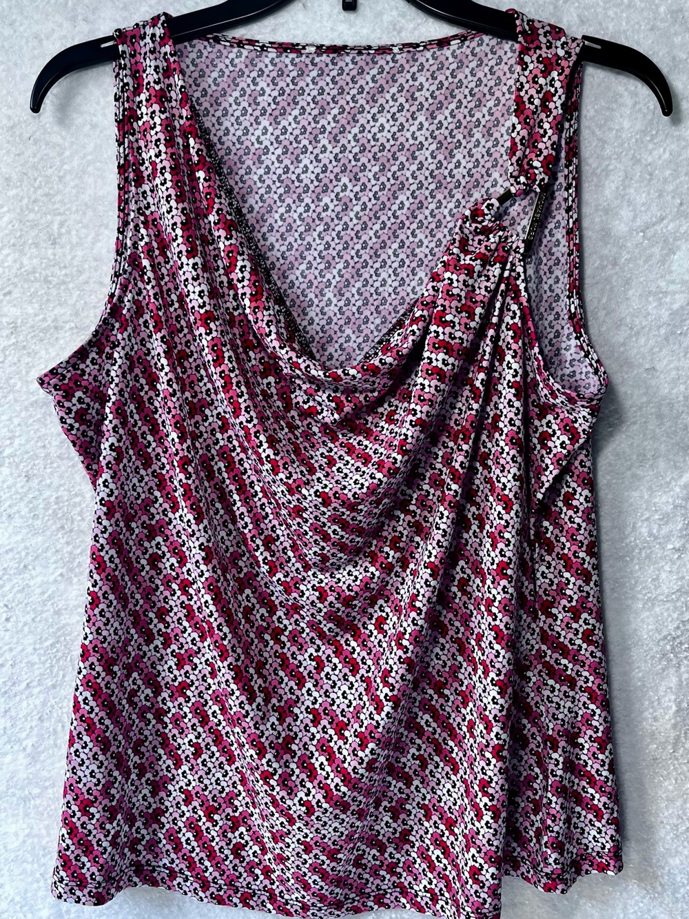 Michael Kors Sleeveless Cowl Neck Floral Top Size ??